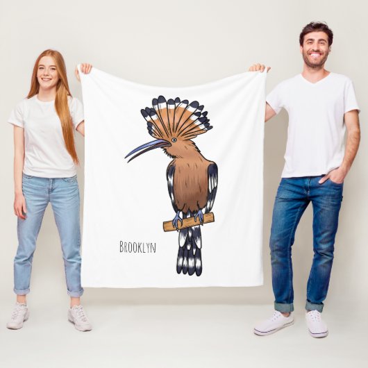 Eurasische Vogelscheuche-Cartoon Fleecedecke (Beispiel)