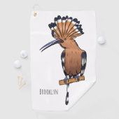 Eurasische Vogelscheuche-Cartoon Golfhandtuch (Insitu)