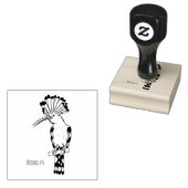 Eurasische Vogelscheuche-Cartoon Gummistempel (Stempel)