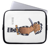 Eurasische Vogelscheuche-Cartoon Laptopschutzhülle (Vorderseite)