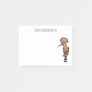 Eurasische Vogelscheuche-Cartoon Post-it Klebezettel