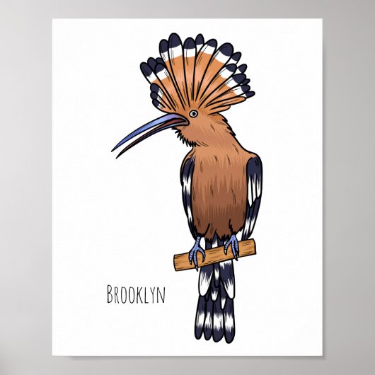 Eurasische Vogelscheuche-Cartoon Poster (Vorne)