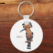 Eurasische Vogelscheuche-Cartoon Schlüsselanhänger (Vorderseite)