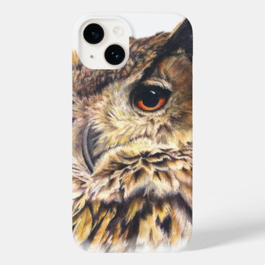 Eurasischer Adler Schlechtes Kunstwerk Aquarell Case-Mate iPhone Hülle (Rückseite)
