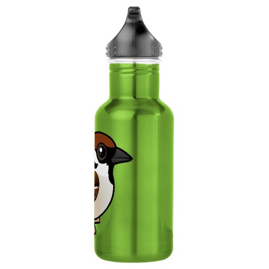 Eurasischer Baum-Spatz Edelstahlflasche (Rechts)