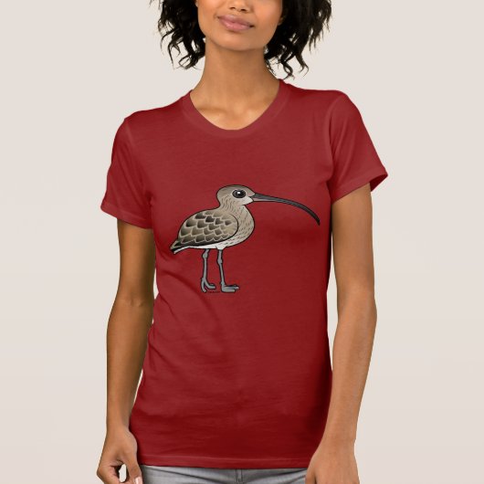 Eurasischer großer Brachvogel T-Shirt (Vorderseite)