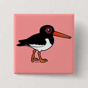 Eurasischer Oystercatcher Button