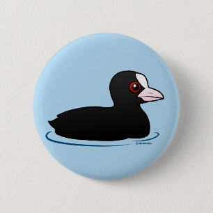 Eurasisches Blässhuhn Button