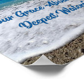 Eure Anmut im Poster der tiefsten Gewässer (Ecke)