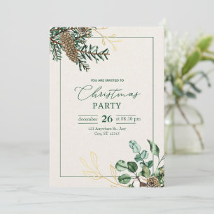 "Eure Gegenwart geehrt: Bezaubernde Weihnachtsreis Einladung