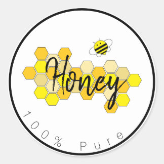 Eure Honey Labels Runder Aufkleber