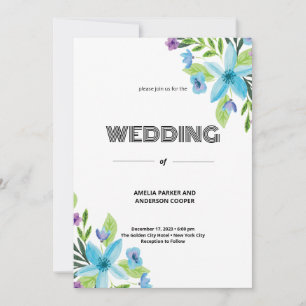 Eure Liebe blüht Hochzeit Einladung