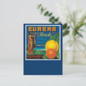 Eureka Brand Florida Citrus Fruit Postkarte (Stehend Vorderseite)