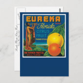 Eureka Brand Florida Citrus Fruit Postkarte (Vorne/Hinten)