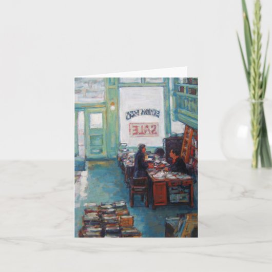 "Eureka-Buch-Verkaufs" Ölgemälde durch Linda Karte (Vorderseite)