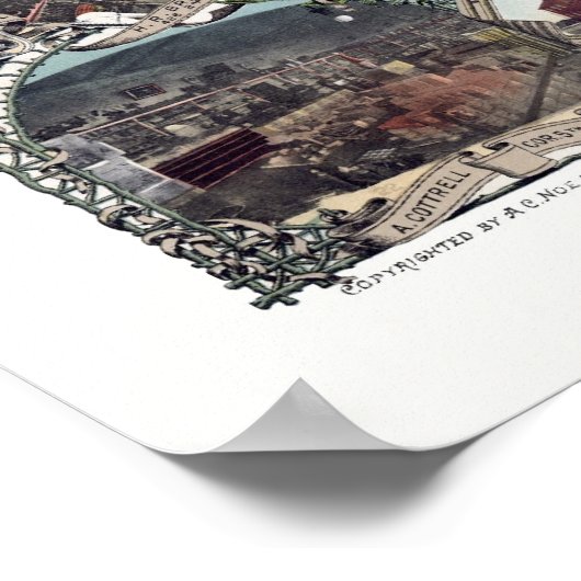 Eureka, CA Panoramic Map - 1902 Poster (Ecke)