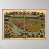 Eureka California 1902 Panoramakarte Poster (Vorne)