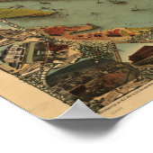 Eureka California 1902 Panoramakarte Poster (Ecke)