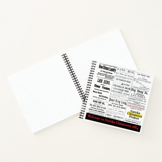 Eureka Chinatown 1884 - Monumental-Notebook Notizblock (Innenseite)