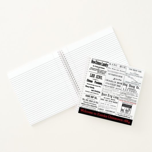 Eureka Chinatown 1884 Notebook Notizblock (Innenseite)
