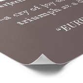 Eureka Definition Archimedes Principle Science Poster (Ecke)