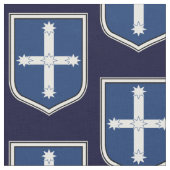 Eureka-Flagge Australiens in Form eines Schildes Stoff (Nahaufnahme)