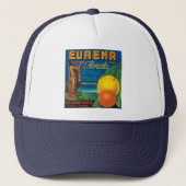 Eureka Florida Citrus Fruit Truckerkappe (Vorderseite)