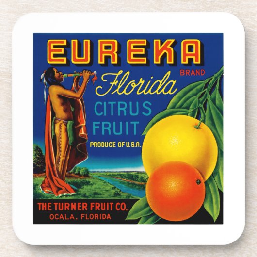 Eureka Florida Citrus Getränkeuntersetzer (Vorderseite)
