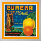 Eureka Florida Citrus Poster (Vorne)
