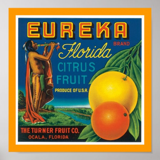 Eureka Florida Citrus Poster (Vorne)
