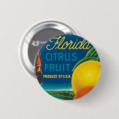 Eureka Florida Zitrusfrucht Button (Vorne & Hinten)