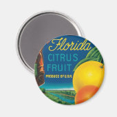 Eureka Florida Zitrusfrucht Magnet (Vorderseite/Rückseite)
