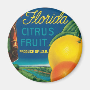 Eureka Florida Zitrusfrucht Magnet
