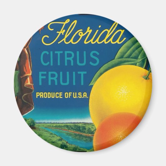 Eureka Florida Zitrusfrucht Magnet (Vorne)