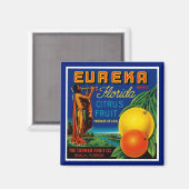 Eureka Florida Zitrusfrüchte Magnet (Vorderseite/Rückseite)