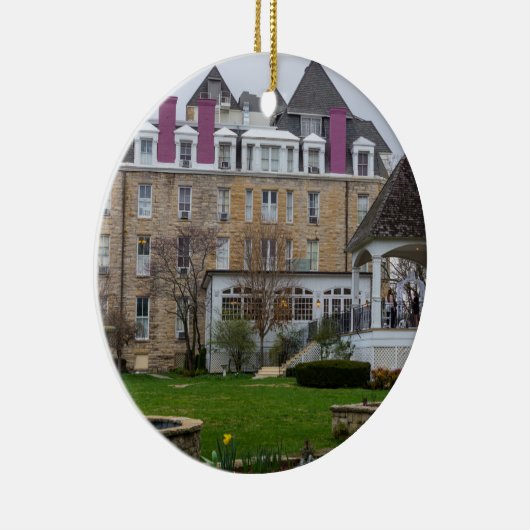 Eureka-Halbmond Keramik Ornament (Rechts)