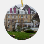 Eureka-Halbmond Keramik Ornament (Vorne)