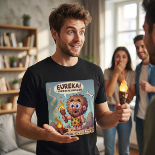 Eureka Höhlenmensch   Lustige prähistorische Entde Tri-Blend Shirt