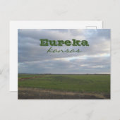 Eureka, Kansas Travel Prairie Landschaft Postkarte (Vorne/Hinten)