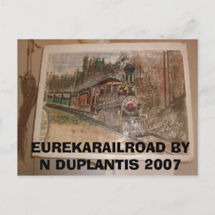 Eureka Railroad von Norman Duplantis Postkarte