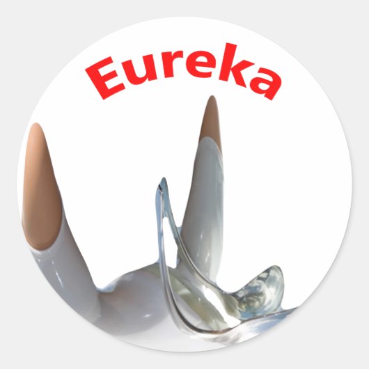 Eureka Runder Aufkleber (Vorderseite)