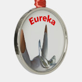 Eureka Silbernes Ornament (Rechts)
