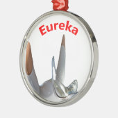 Eureka Silbernes Ornament (Links)