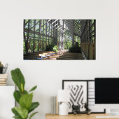 Eureka Springs, AR Glass Church Poster (Heimbüro)