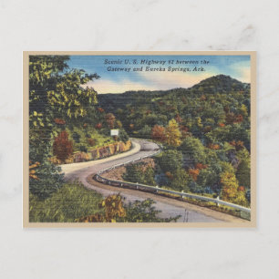Eureka Springs Arkansas alte Highway-Szene Postkarte