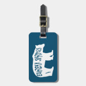 Eureka Springs Arkansas Bear Gepäckanhänger (Vorderseite vertikal)