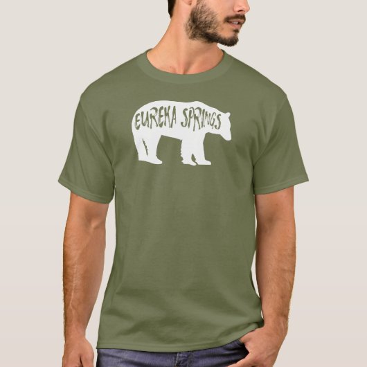 Eureka Springs Arkansas Bear T-Shirt (Vorderseite)