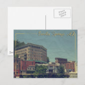 Eureka Springs, Arkansas Downtown Basin Hotel Postkarte (Vorne/Hinten)