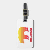 Eureka Springs Arkansas Rainbow Bear Gepäckanhänger (Vorderseite vertikal)