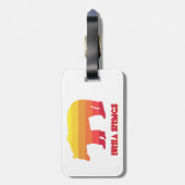 Eureka Springs Arkansas Rainbow Bear Gepäckanhänger (Rückseite vertikal)